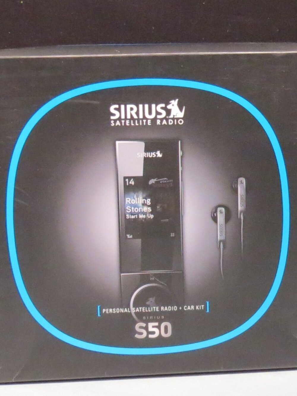 Sirius S50 Personal Satellite Radio Receiver & Car Kit S50TK1 XM Open Box New